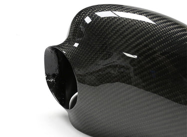 BMW E46 M3 carbon fiber mirror covers installed