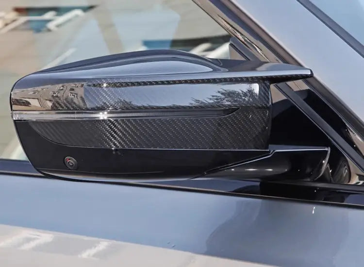 BMW G20 G30 dry carbon fiber M Style replacement mirror caps