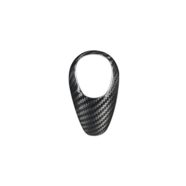 Red dry carbon fiber gear shift trim cover for BMW M Series
