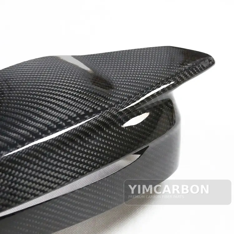 BMW M3 G80 M4 G82 dry carbon fiber mirror caps side view
