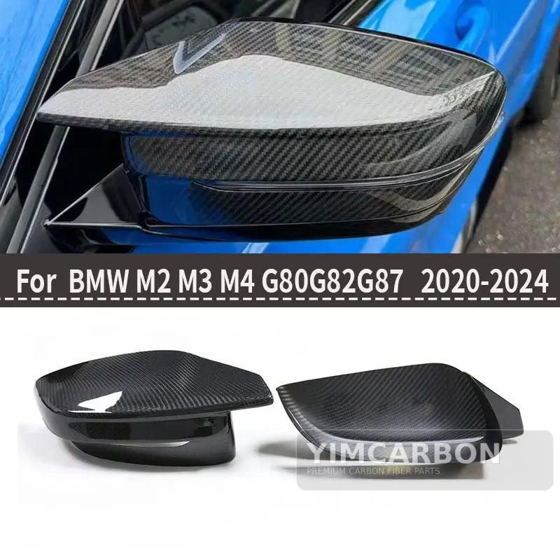 BMW M3 G80 M4 G82 dry carbon fiber mirror caps
